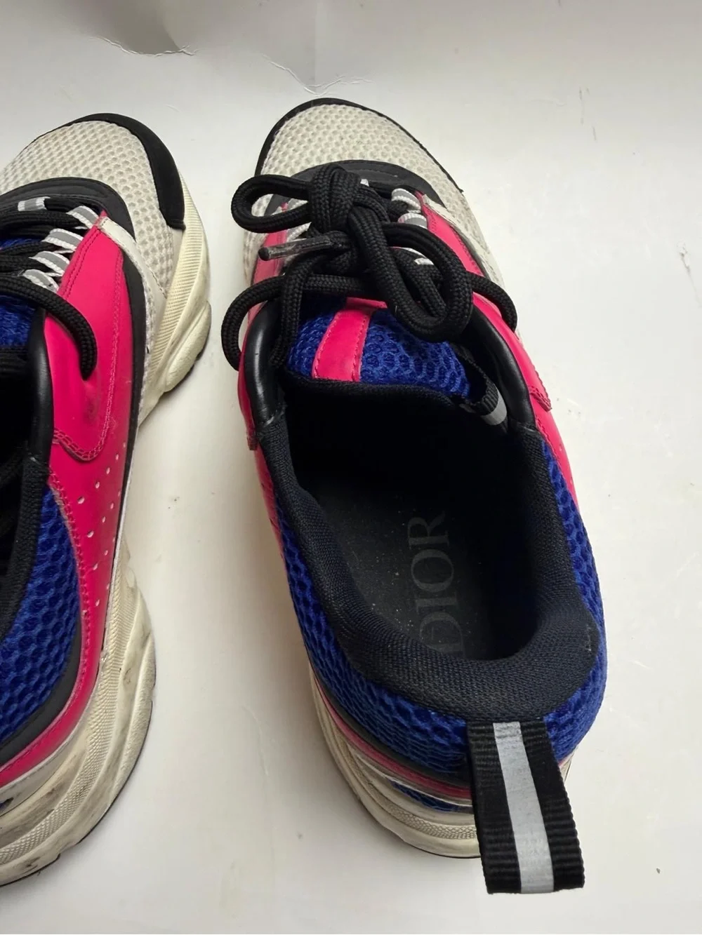 Dior B22 Sneakers Pink Blue White Black EU 43 US 10 Men’s w/ Original Box